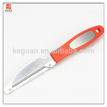 SK-066 wholesale PP and steel disc boat shape handle stainless steel pumpkin peeler