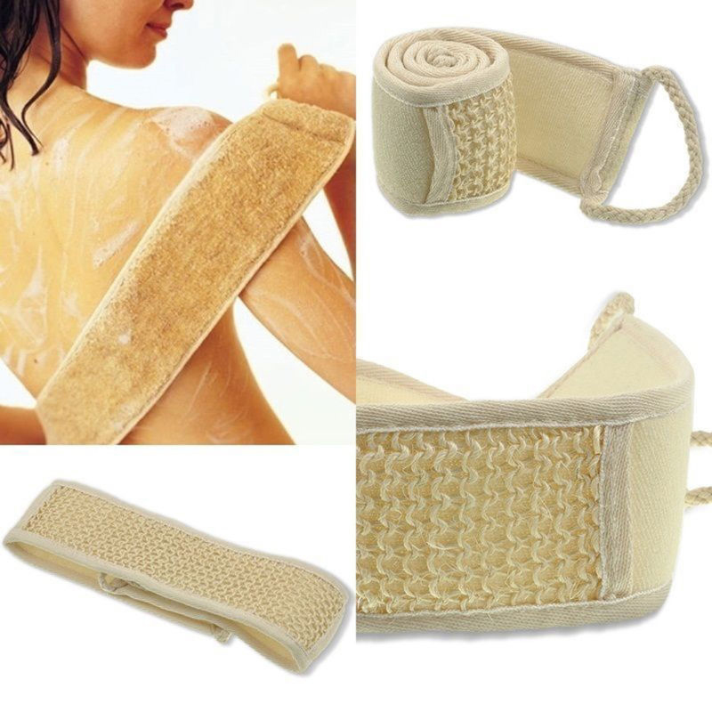Soft Loofah Back Scrubber Men Women Portable Bath Towel Exfoliating Loofah Massage for Shower Body Cleaning Back Rubs supplies