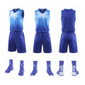 Sublimação poliéster uniforme de basquete com bolso frontal