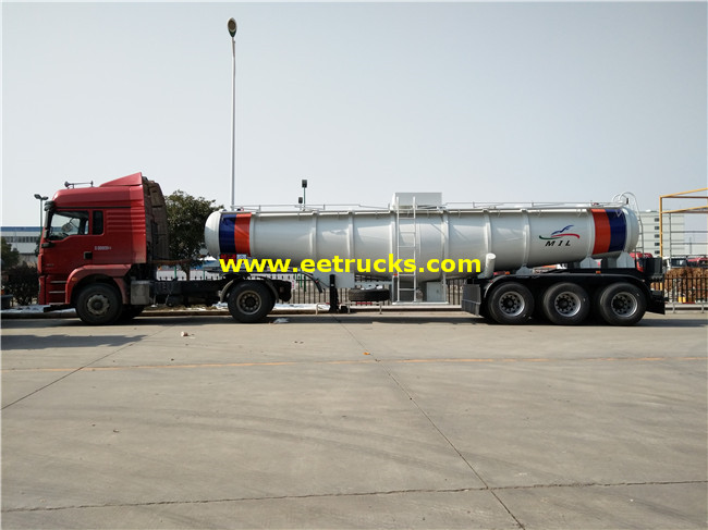 21m3 V Shape Sulfuric Acid Road Semi-Trailers