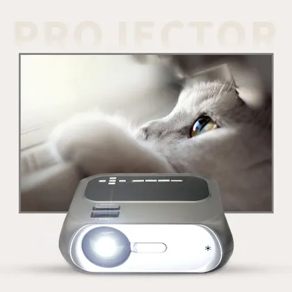 2020 T7 Digital Infocus 200 Ansi Big Wireless Screen Projection Projector with Speaker