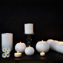 Resina branca Modern Velas Titulares para decoração