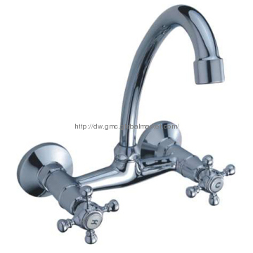 Dual Handle Bath Products BRASS BODY Bathroom Sink Mixture Faucet