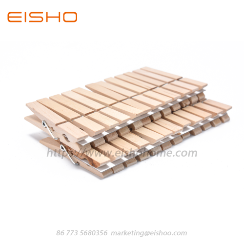 EISHO Mini Pinzas de madera naturales FC-1108-2-24