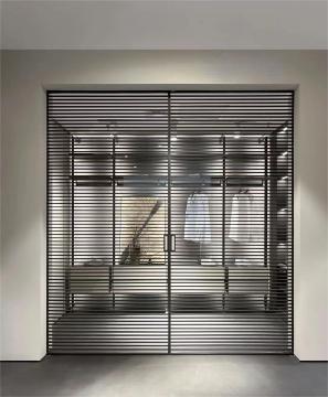 Modern Aluminum Sliding Glass Door for Interior Living Room and Bedroom