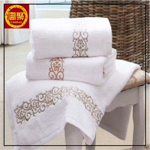 Turkish Hotel White Serviette de bain Wrap Set