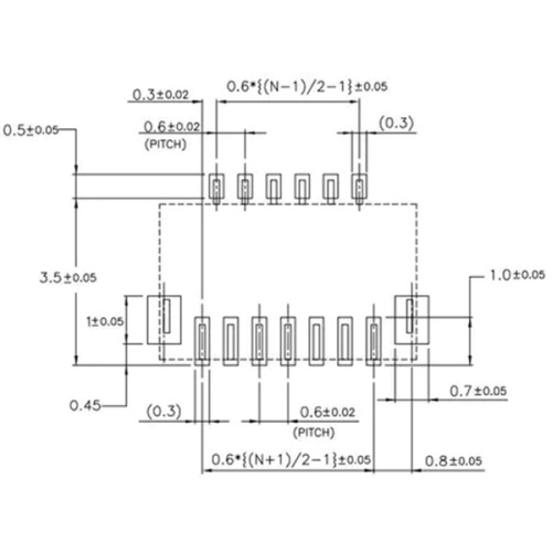 0.3 pitch flip-up FPC connectors