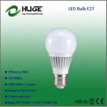 bombillas led e 27 6w
