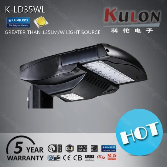 Kulon new designed IP66 35w energy efficient outdoors led street lights/bulbs