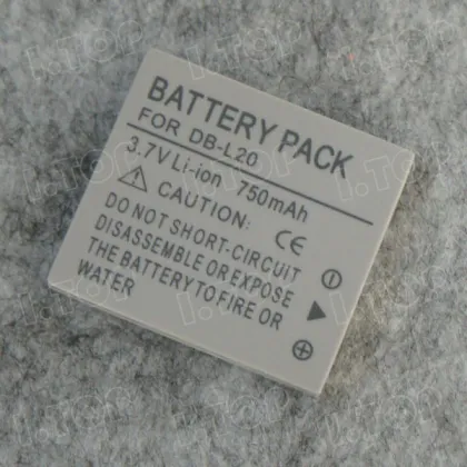 DB-L20 3.7V 750mAh Battery for Sanyo Camera