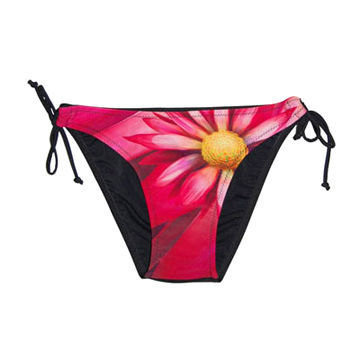 Bikini Panty, Tie at Both Side, Waist Straps with Fashion Pattern, OEM and ODM Orders are Welcome
