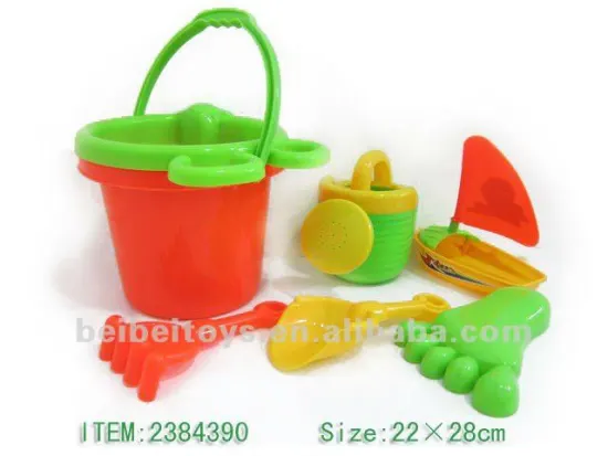 Plastic Beach Bukcet and Spade