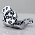 Fanmitrk Whisper-Soft Toilet Seat Hinges Chrome Plated XHJHJ