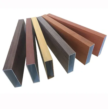 OEM Aluminium Pipe and Wood Surface Powder Coated Beams 6063 T5 Aluminum Factory