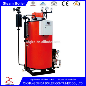 Vertical Small 200 kg oil or gas fired steam boiler with high effciecnty