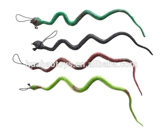 Hot Selling Rubber Sticky Simulation Scaried Snake Tricky Toys