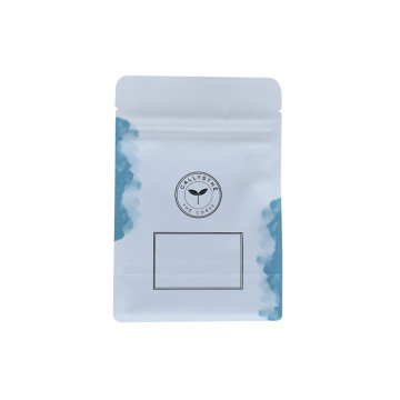 Biodegradable Coffee Food Pouch Resealable Zipper Bag Custom