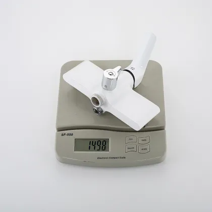 White Lacquered Wall-Mounted Bathtub Mixer