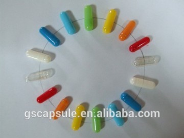 Clear 00 0 1 2 3 4 empty vegetable HPMC capsules