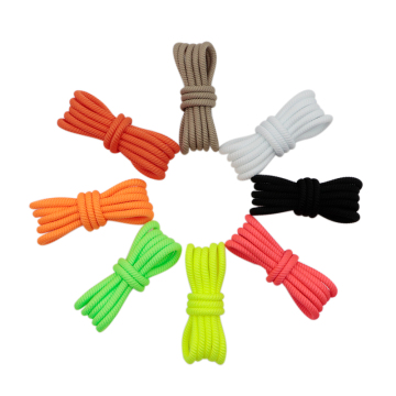 Shoelamenti rotondi di alta qualità su misura di alta qualità 0,55 mm di lunghezza di 80-200 cm