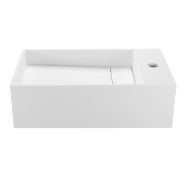 Resin Integrated Bathroom Vanity Sink