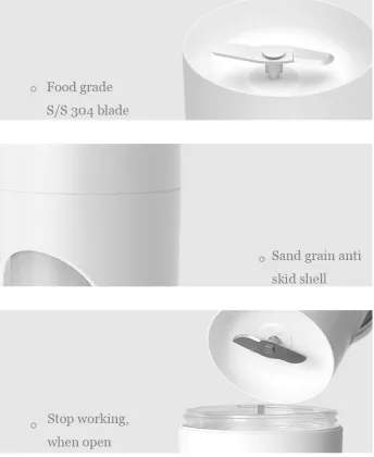 USB Rechargeable Juicer Blender 400ml 3.7V