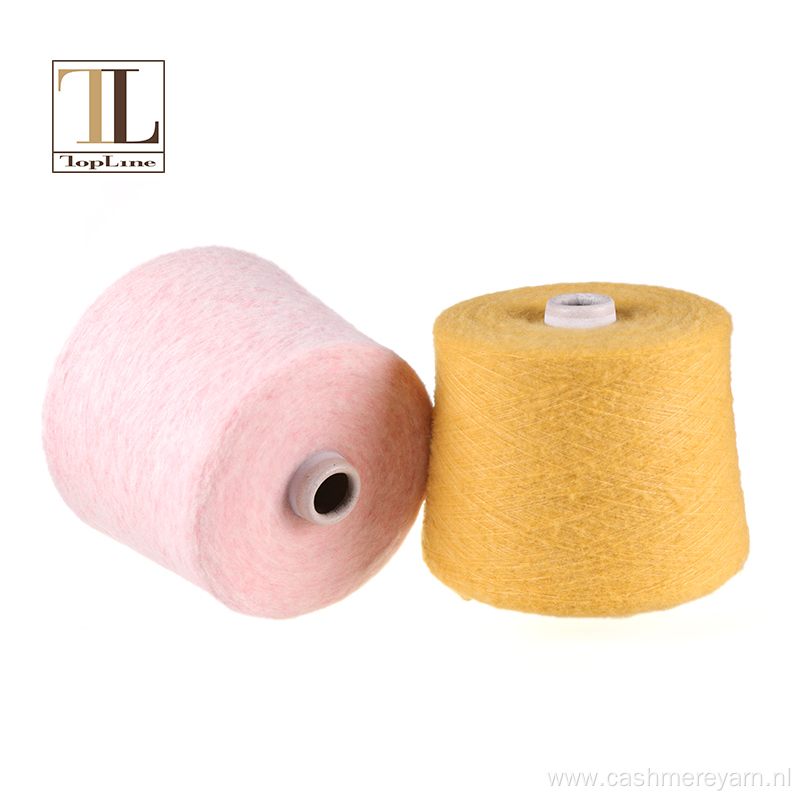 Topline wholesale soft warm merino wool brush yarn