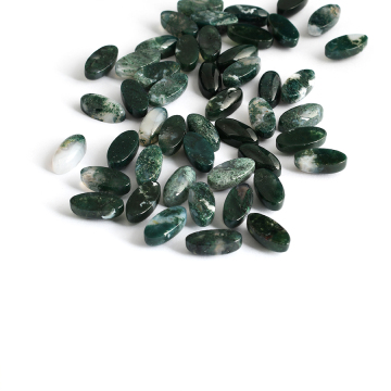 Cabochon Loose Gemstones At Wholesale Price Moss Agate