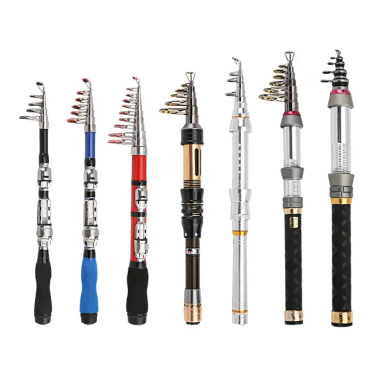 Carbon Ultra-Short Mini Sea Fishing Rod - Telescopic Handle for Sea Fishing