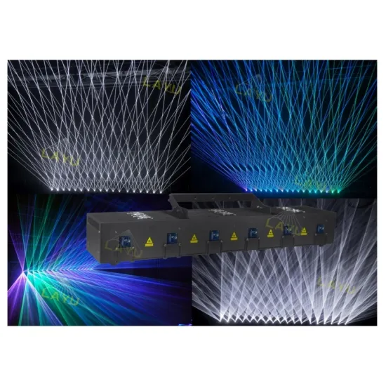 Professional High-Quality RGB Animation Laser Array with DMX512 Control: Perfect for KTV, DJ Parties, and Stage Shows