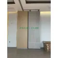 Movable sound proof foldable partition wall