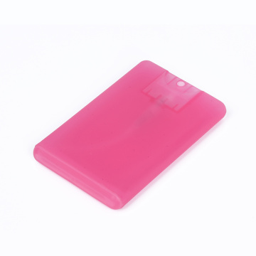 10ml 20ml 40ml de cartão rosa forma de spray plástico cartão de garrafa incrível