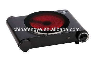 Black housing ceramic hot plate
