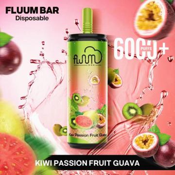 Fluum Bar 6000 퍼프 일회용 vape 두바이