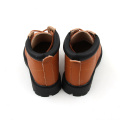 Високи детски зимни топли кафяви бебешки обувки
