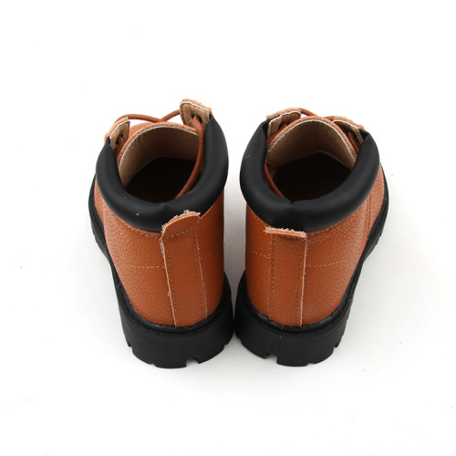 kids winter boots High Top Kids Winter Warm Brown Baby Shoes Supplier