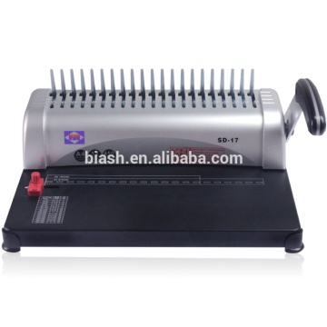 21-hole 450 Sheets Paper Punch Binder Binding Machine with 100 Plastic Binder Coils 6mm for Free