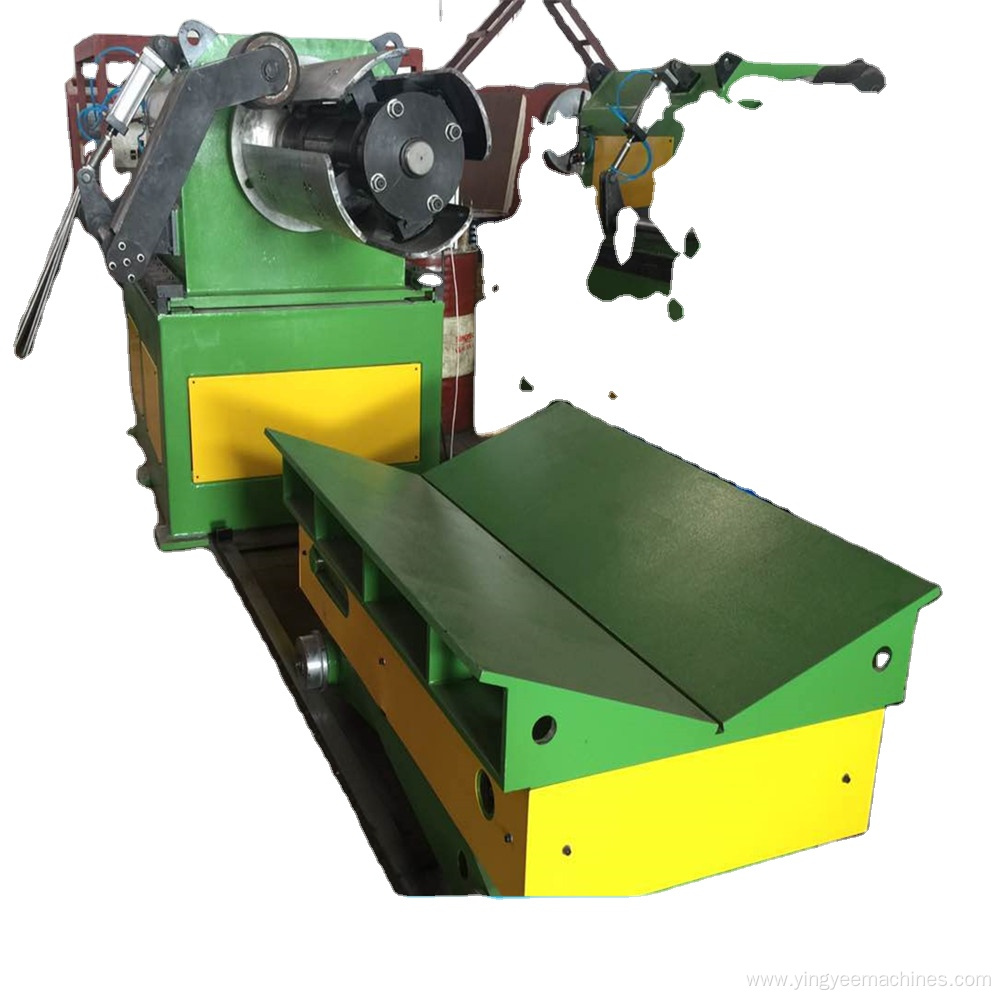 7 tons hydraulic decoiler with feeding car