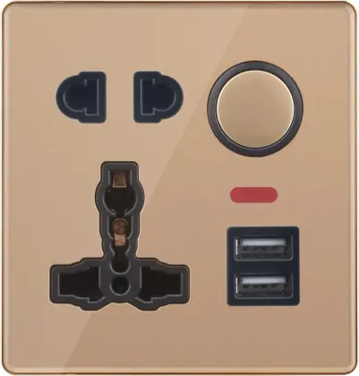 Electrical wall light switch socket (D)
