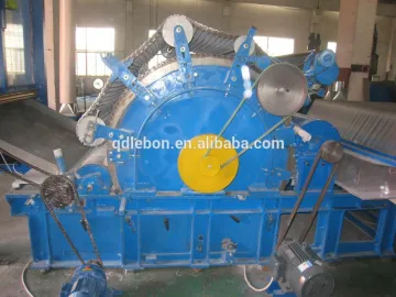 Carding with drum dryers for fusing plant