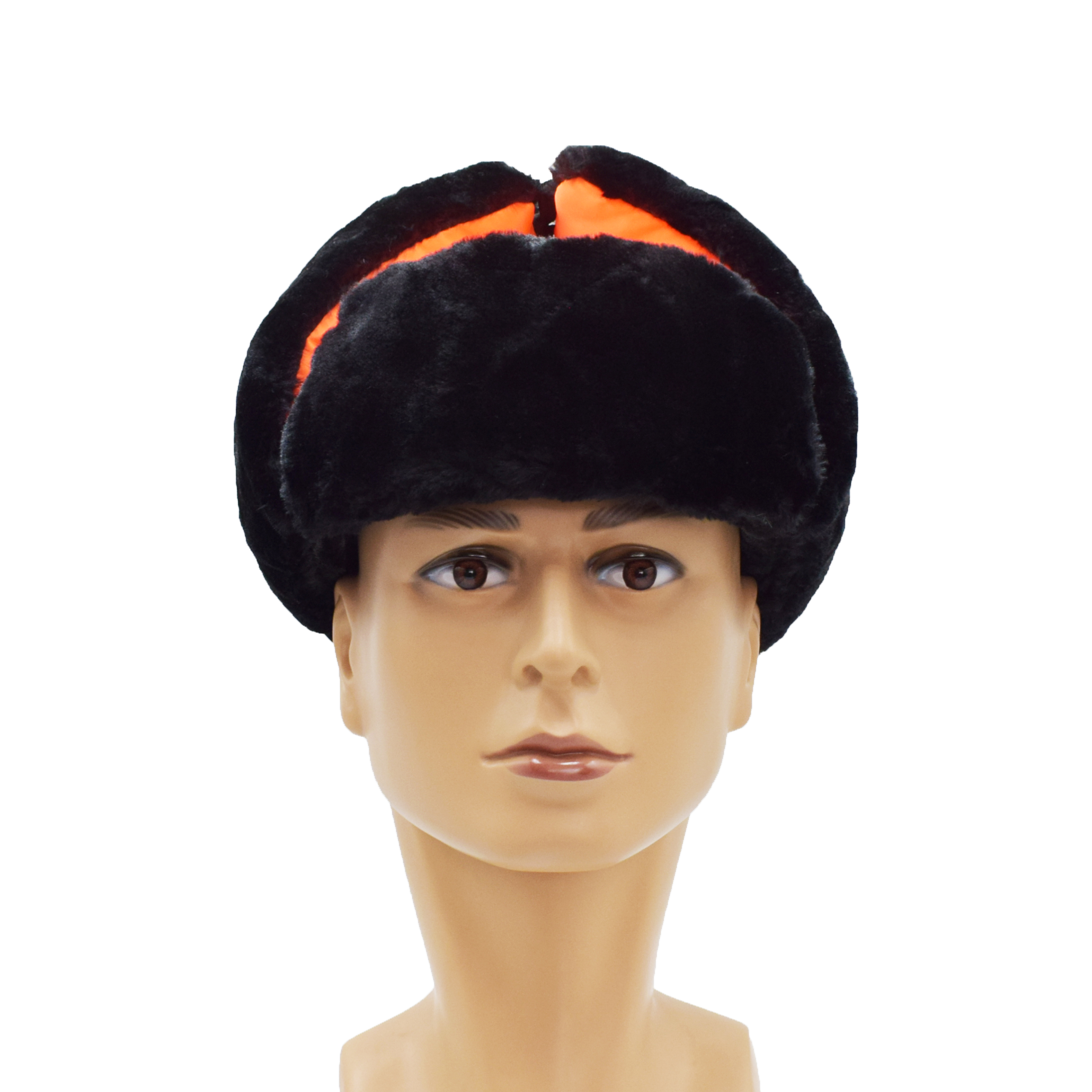Orange cotton hat
