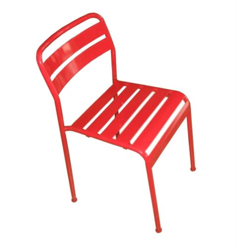 Modern durable iron stackable chair