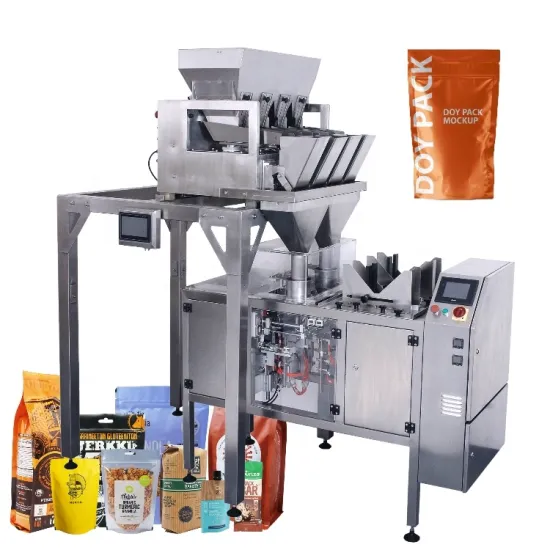 Gloex Stand-Up Pouch Filling and Sealing Machine for Marshmallows: Efficient Packaging Solution