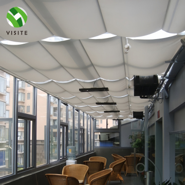 Tenda del soffitto elettrico per isolamento del balcone e parasole impermeabile