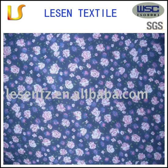 hot satin printed fabric