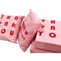 custom size pink poly mailers