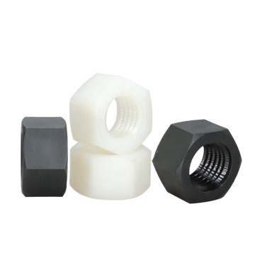 High-Quality M3-M22 Hexagon Head Nylon Plastic Nut (Black/White) - Made in China