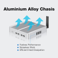 Dual Serial 2 RJ45 LAN Fanless Mini PC
