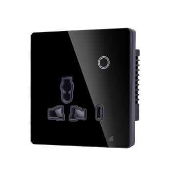 Bingoelec Smart Touch Switch - WiFi Control Universal 3 Pin Wall Socket