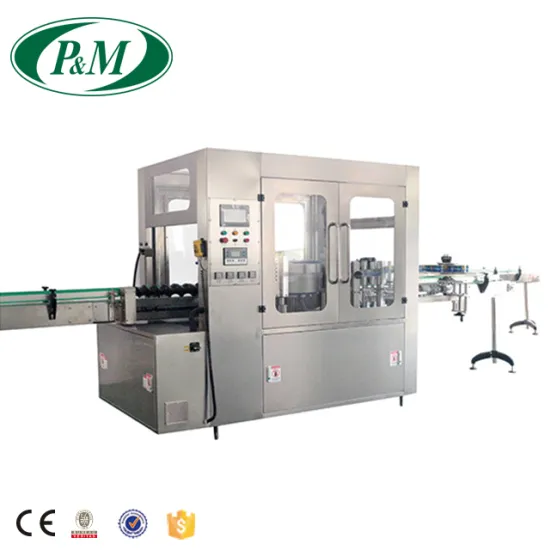 Automatic Round Water Bottle Hot Melt Glue Labeling Machine